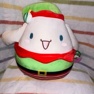 Cinnamorroll Christmas Elf Squishmallow Brand New